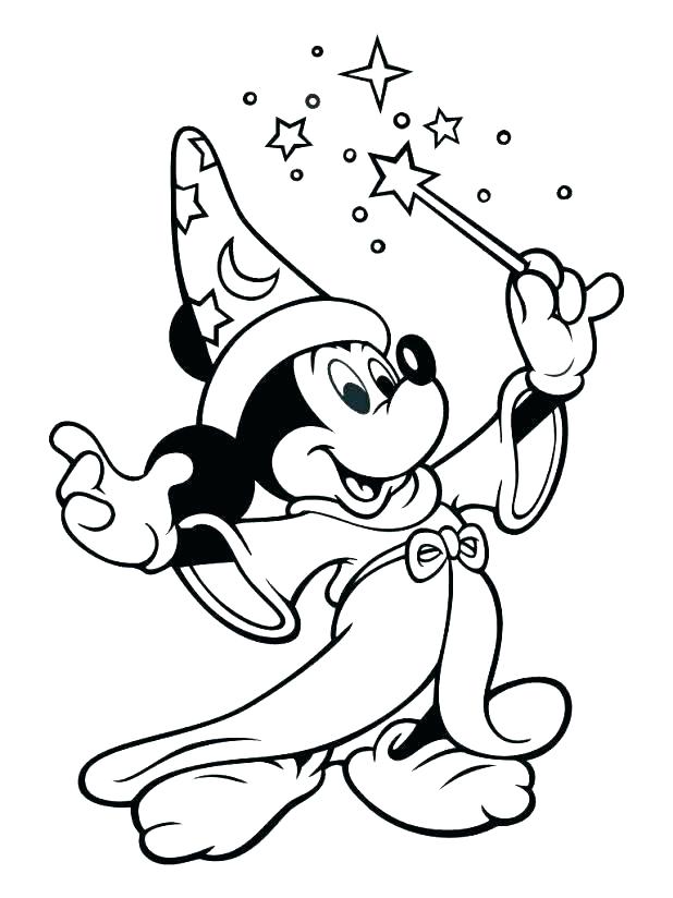 618x824 Mickey Mouse Coloring Printables