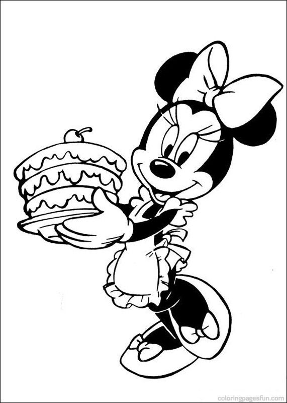 571x800 Happy Birthday Baby Minnie Mouse Coloring Pages Images Amp Pictures