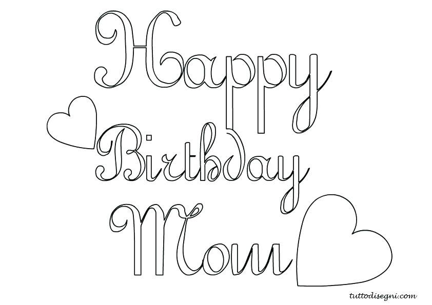 842x595 Mom Coloring Pages Coloring Pages For Mom Happy Birthday Mom