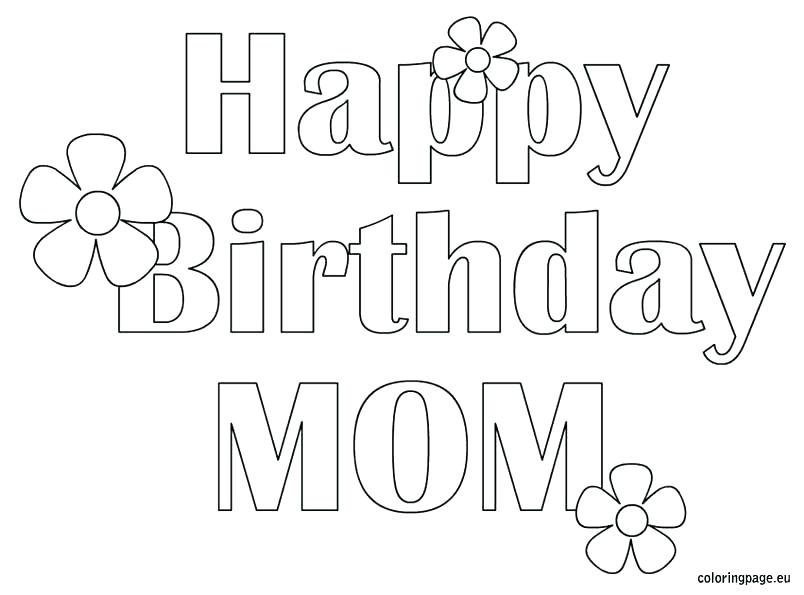 804x595 Happy Birthday Card Print Birthday Card Coloring Pages Free Free