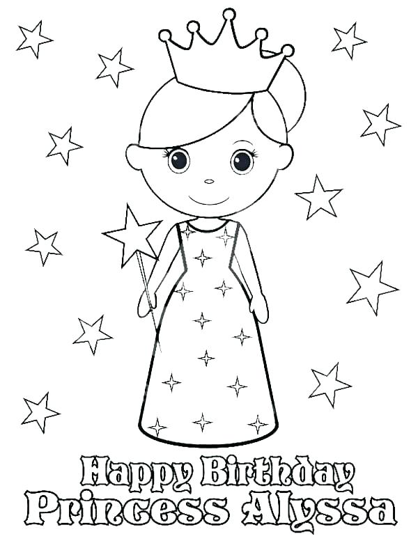 600x777 Happy Birthday Nana Coloring Pages Birthday Color Page Happy