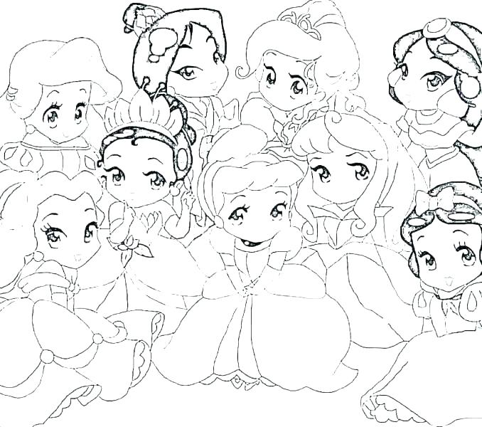 678x600 Coloring Page Princess Princess Happy Birthday Coloring Page