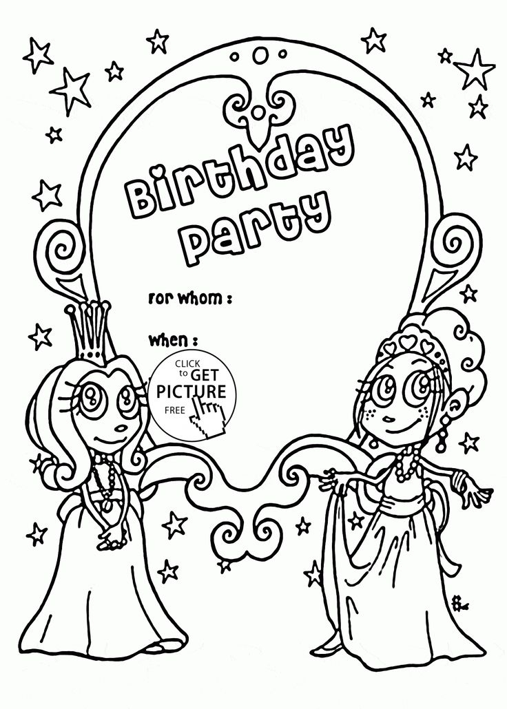 736x1030 Happy Birthday Princess Coloring Pages To Print Free Coloring Sheets