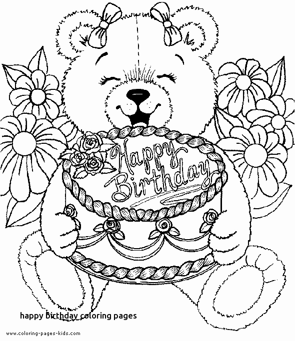 Happy Birthday Sister Coloring Pages