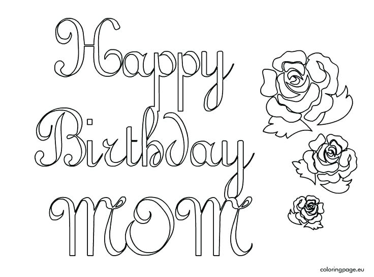 736x544 Coloring Pages For Adults Easy Happy Birthday Balloons Sister Page