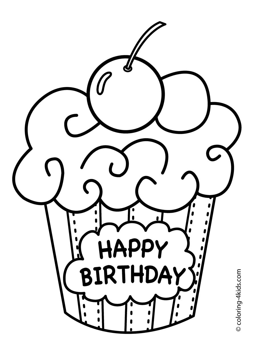 888x1245 28 Happy Birthday Coloring Pages Images Free Coloring Pages