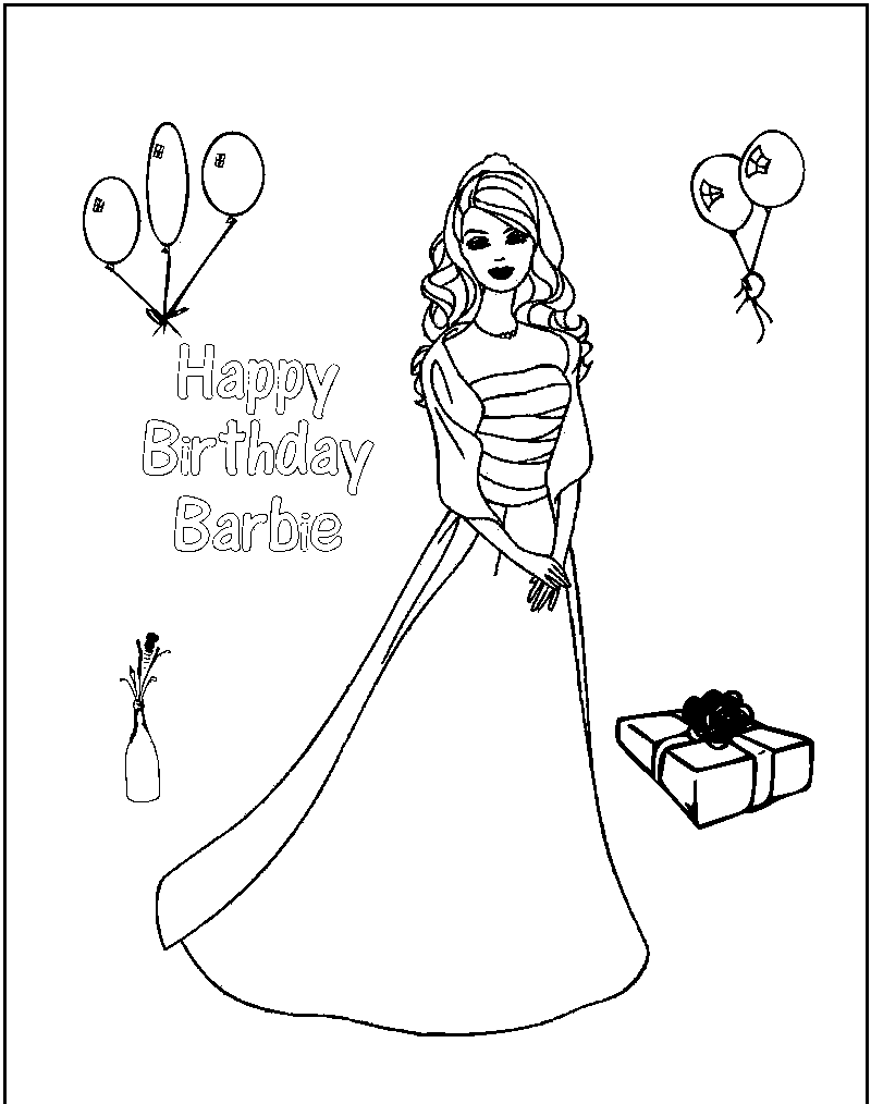 800x1014 Happy Birthday Sister Coloring Pages