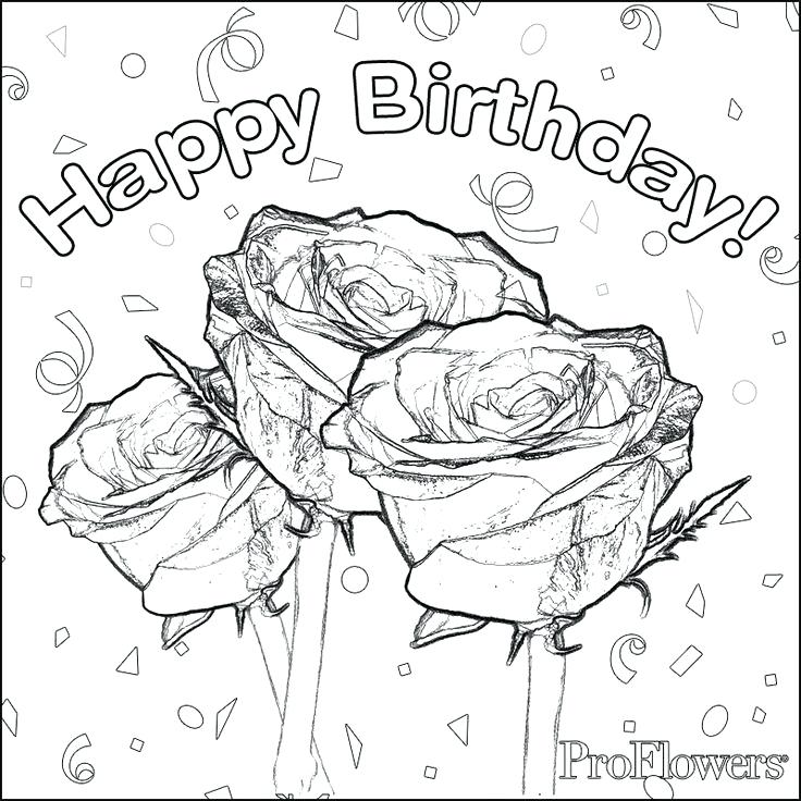 736x736 Happy Birthday Coloring Pages Birthday Coloring Pages For Adults
