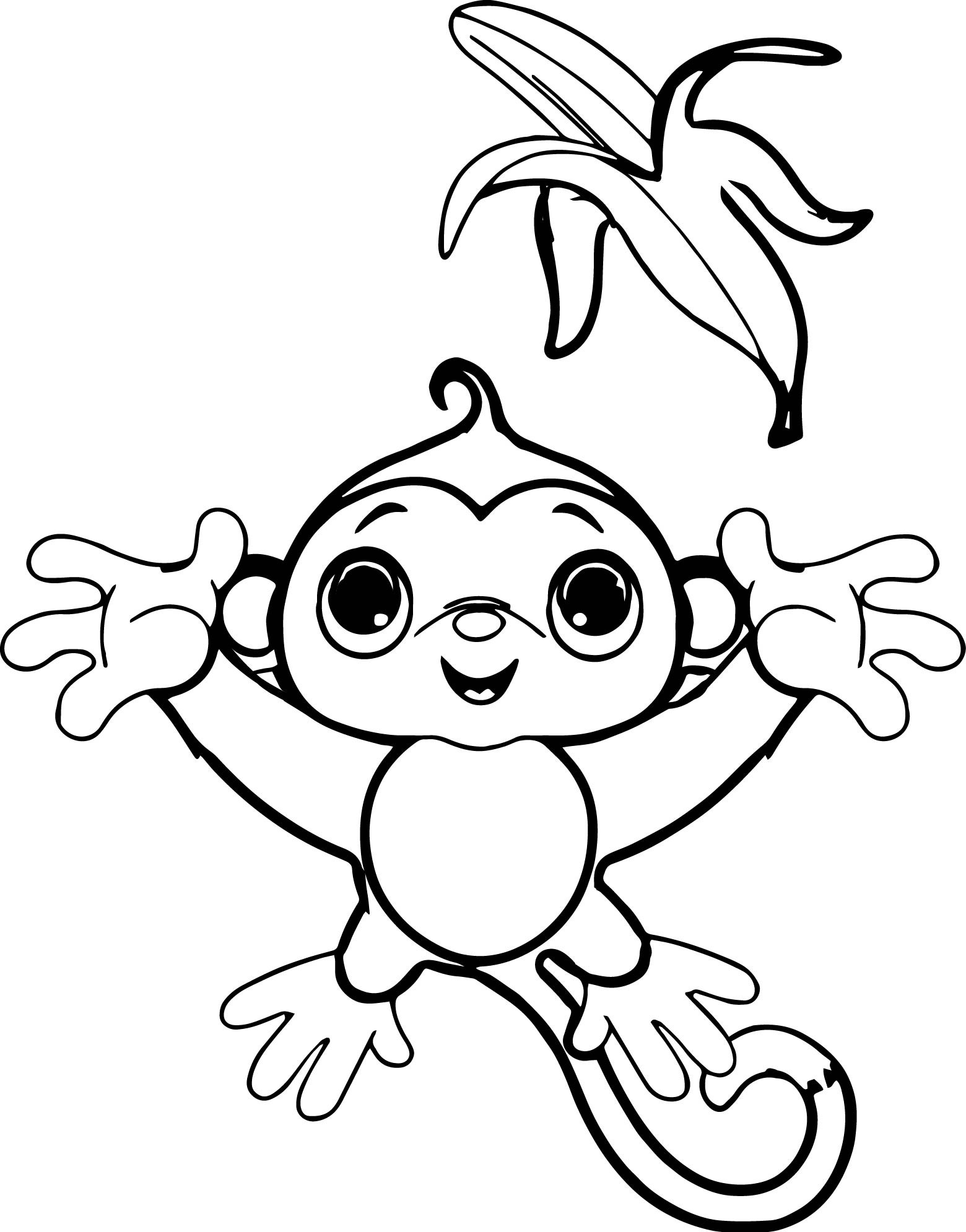 1560x1990 Fresh Monkey Page To Color Collection Printable Coloring Sheet