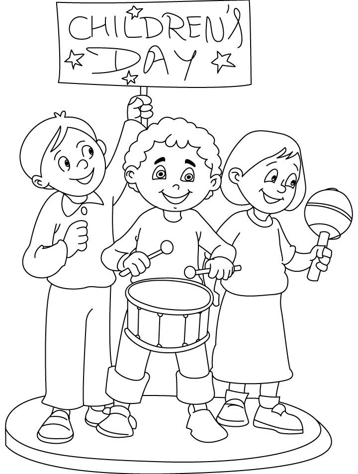 720x954 Printable Happy Children's Day Coloring Pages Ideas Para El