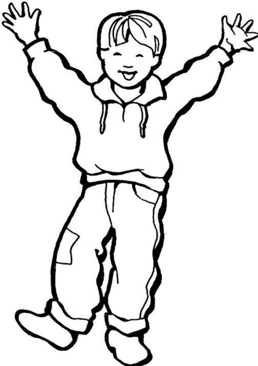 860x1219 Boy Coloring Page Printable Coloring Pages