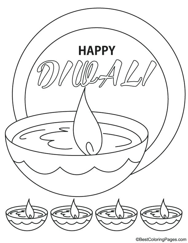 612x792 Diwali Coloring Pages Coloring Pages Festival Of Light Coloring