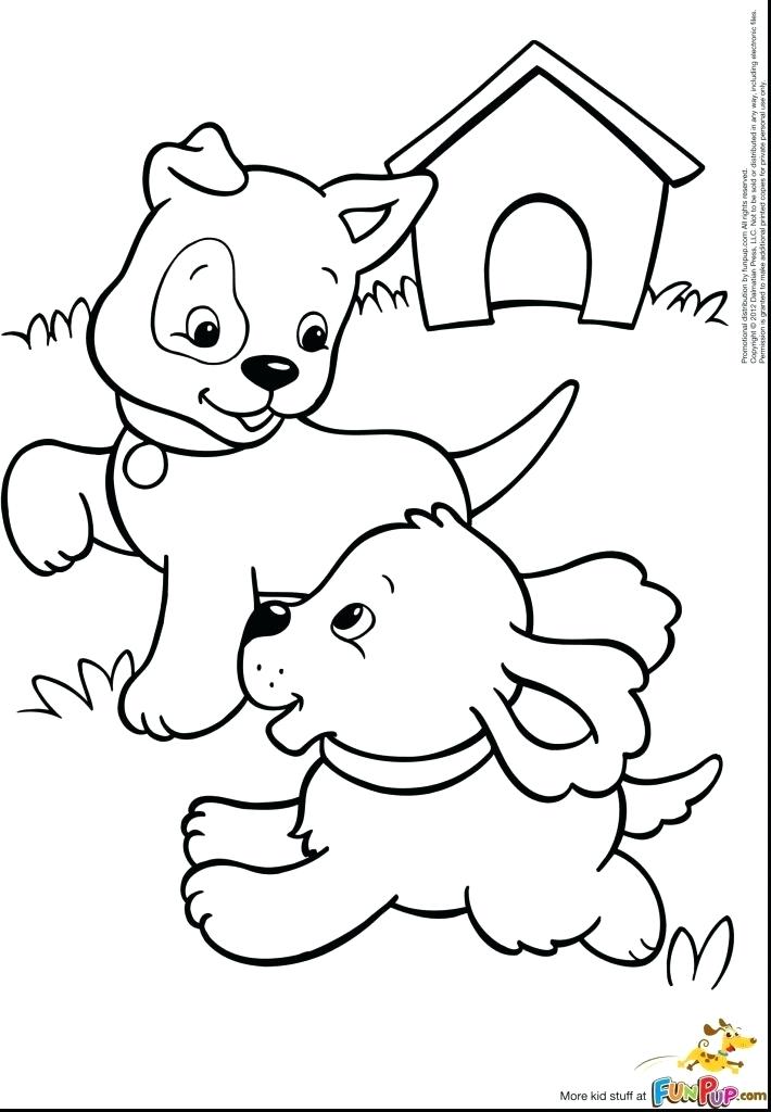 710x1024 Free Printable Cat And Dog Coloring Pages Happy Dog Coloring Page