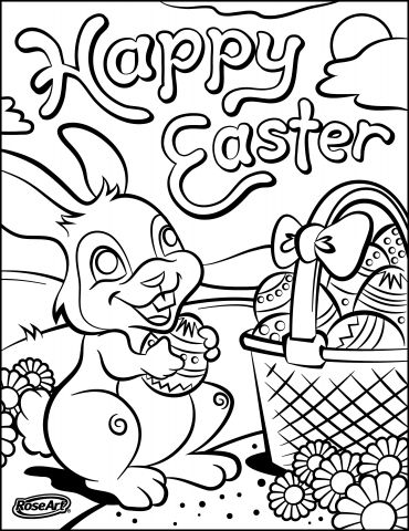 370x480 Happy Easter Colouring Remarkable Happy Easter Coloring Pages 92