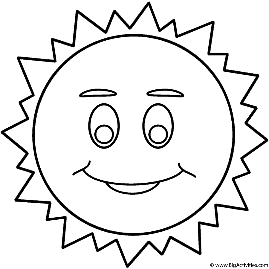 900x900 Sun With Smiley Face