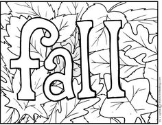 236x182 Kids Fall Coloring Pages