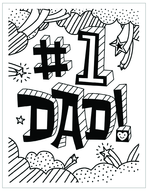 612x792 Father's Day Coloring Pages Hallmark Ideas Amp Inspiration