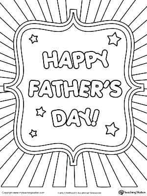 300x400 Fathers Day Coloring Pages For Kids
