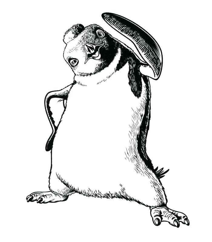 700x800 Happy Feet Coloring Pages 8 Happy Feet Coloring Pages Free