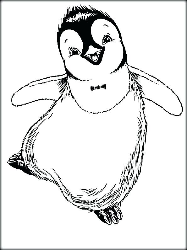 595x797 Happy Feet Coloring Pages Happy Feet Happy Feet 2 Coloring Pages