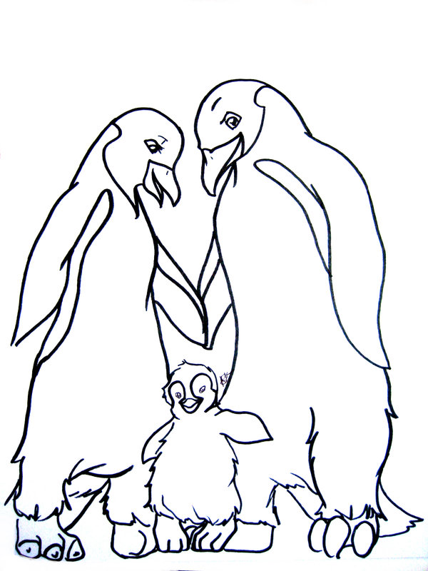 600x800 Happy Feet Coloring Sheets Free Printables