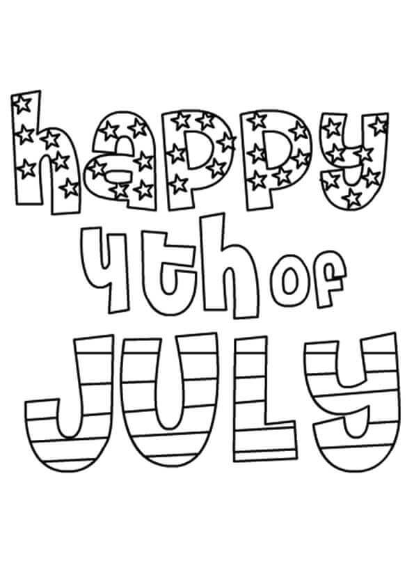595x842 Free Printable 4th Of July Coloring Pages (Independence Day