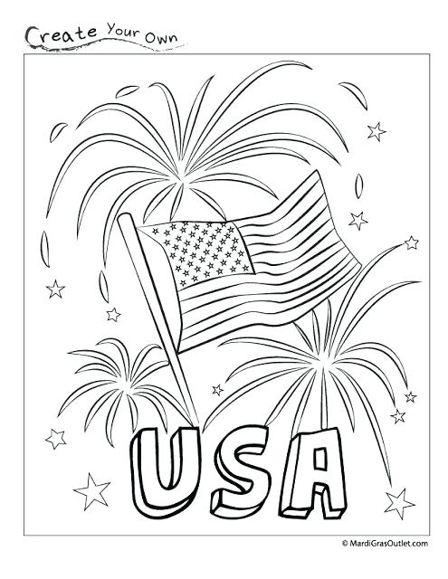 495x640 Free Printable 4th Of July Coloring Pictures Hat Pages On New Year