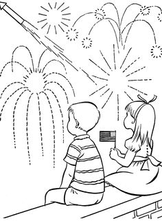 236x321 Happy 4th Of July Coloring Page From The 4th