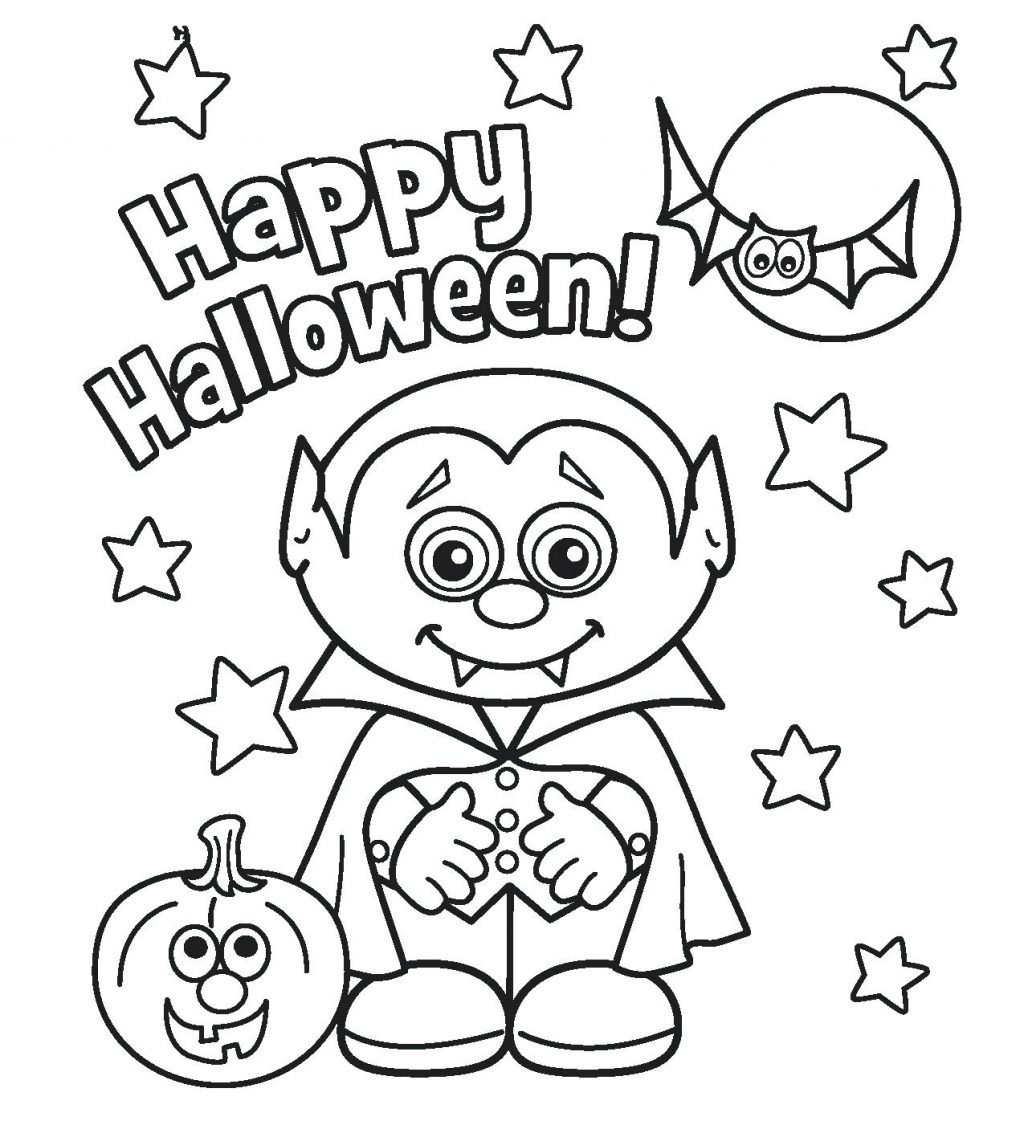 1024x1125 Coloring Pages ~ Coloring Pages Halloween Free Happy Pictures Best
