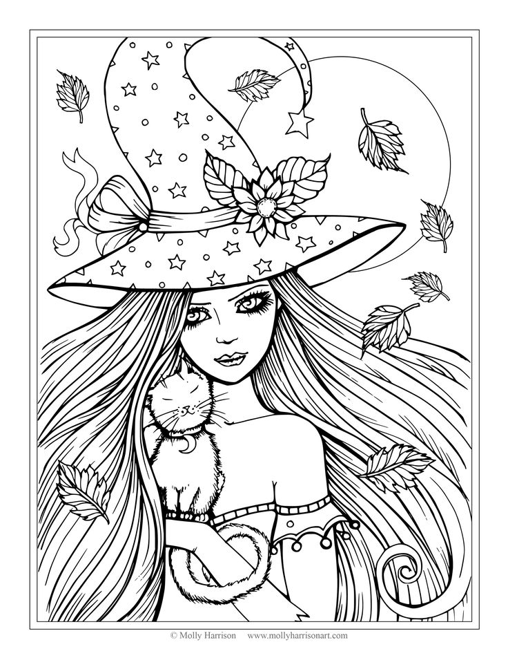 736x952 Adult Coloring Pages Halloween 30 Free Halloween Coloring Pages