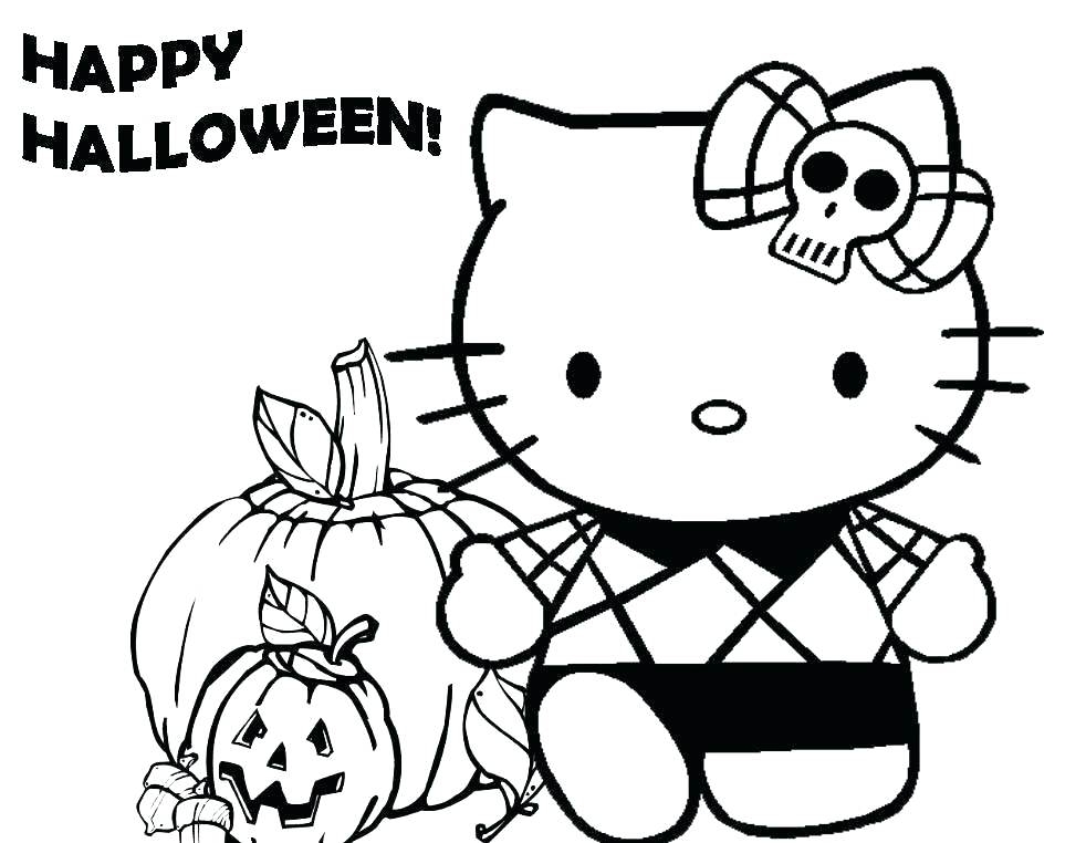 982x762 Halloween Coloring Pages For Toddlers Happy Halloween Coloring