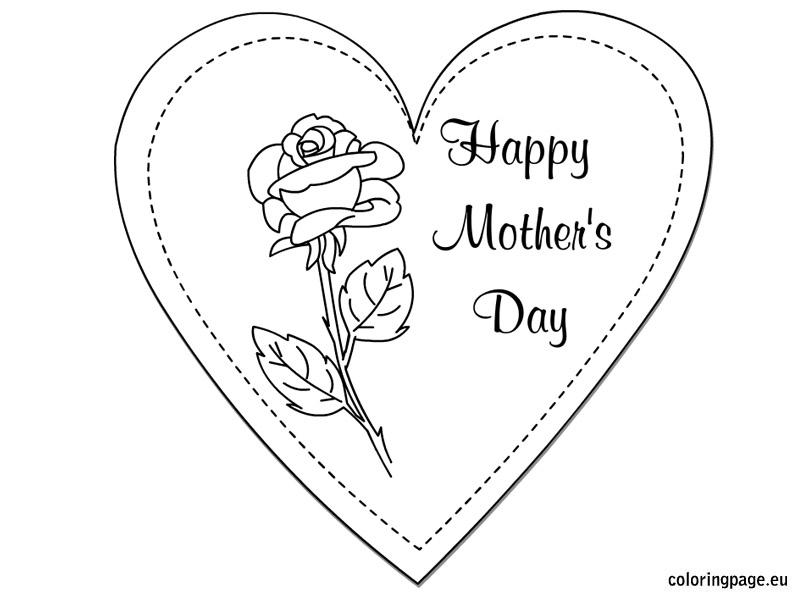 Happy Mothers Day Grandma Coloring Pages