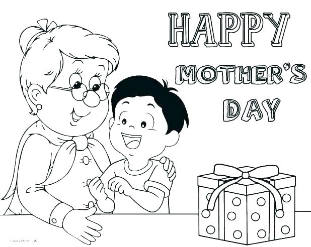 618x492 Happy Birthday Grandma Coloring Card Grandma Birthday Cards