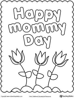 300x400 Happy Mothers Day Coloring Page Happy Mothers Day Coloring Pages