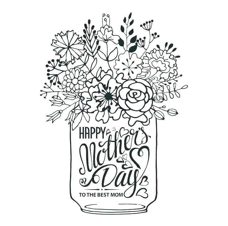 736x732 Mothers Day Coloring Pages For Grandma Free Mothers Day Coloring