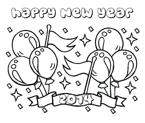 600x508 New Years Printable Coloring Pages 3 Year Old Coloring Pages New