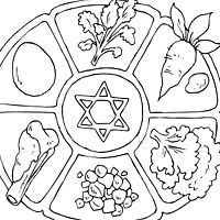 200x200 Passover Coloring Pages Unique A Happy Passover Bingo Free