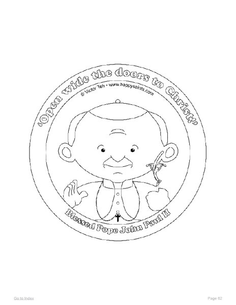 Happy Saints Coloring Pages