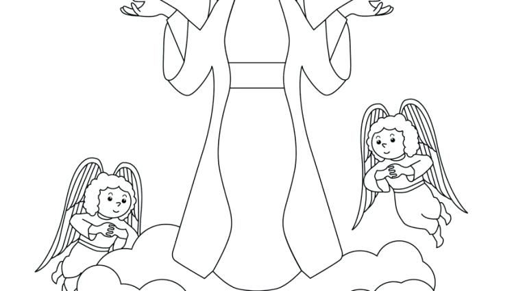 750x425 Happy Saints Mother Coloring Page Mother And Rosary Free Coloring