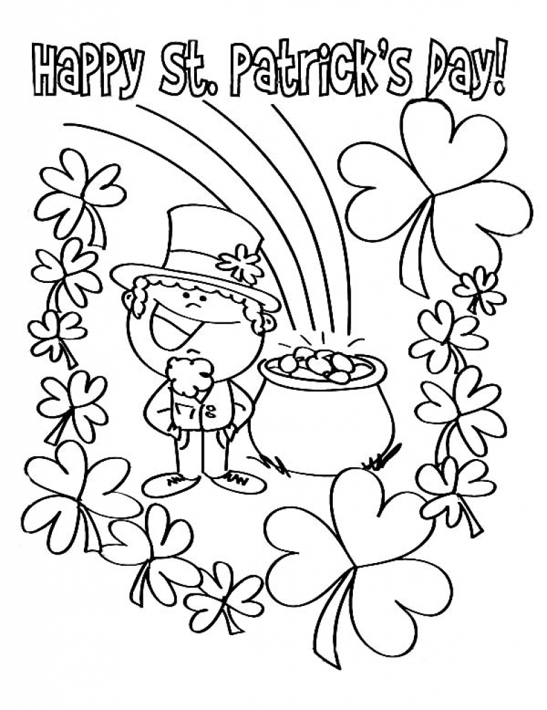 789x1024 St Patrick Day Coloring Pages