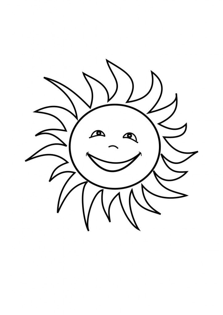 724x1024 Sun Coloring Pages For Kids Colouring Pages For Kids