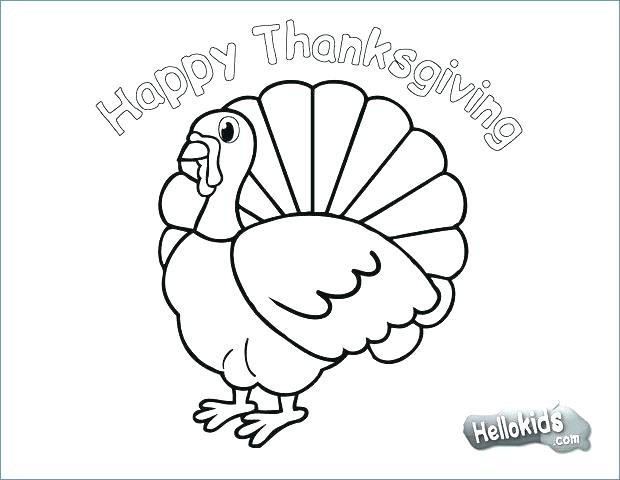 620x480 Happy Thanksgiving Day Turkey Color By Letters Coloring Page
