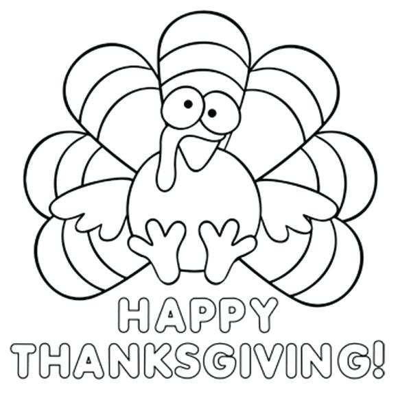 580x581 Thanksgiving Turkey Coloring Pages Printables Coloring Book Turkey