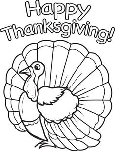 236x309 Turkey Coloring Page
