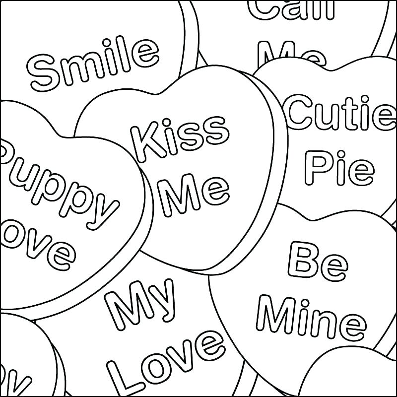 800x800 Valentine Day Printable Coloring Pages Cute Valentines Day