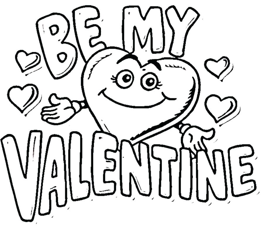 900x770 Valentines Day Color Coloring Pictures For Valentines Day