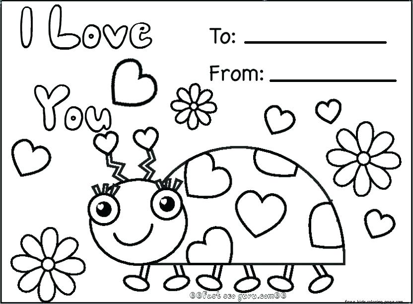 832x612 Valentines Day Color Pages