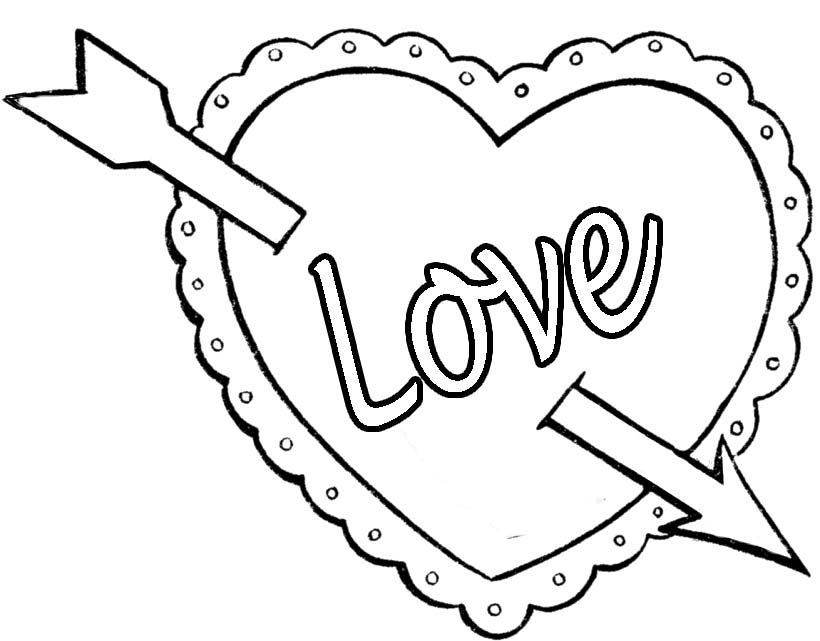 820x641 Best Valentine's Day Coloring Pictures (Printables)