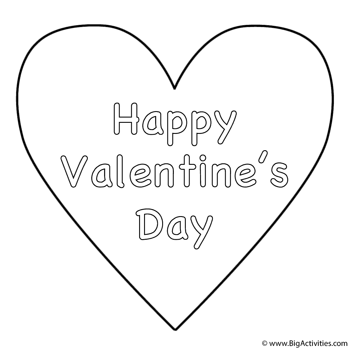 1200x1200 Simple Heart (Happy Valentine's Day)