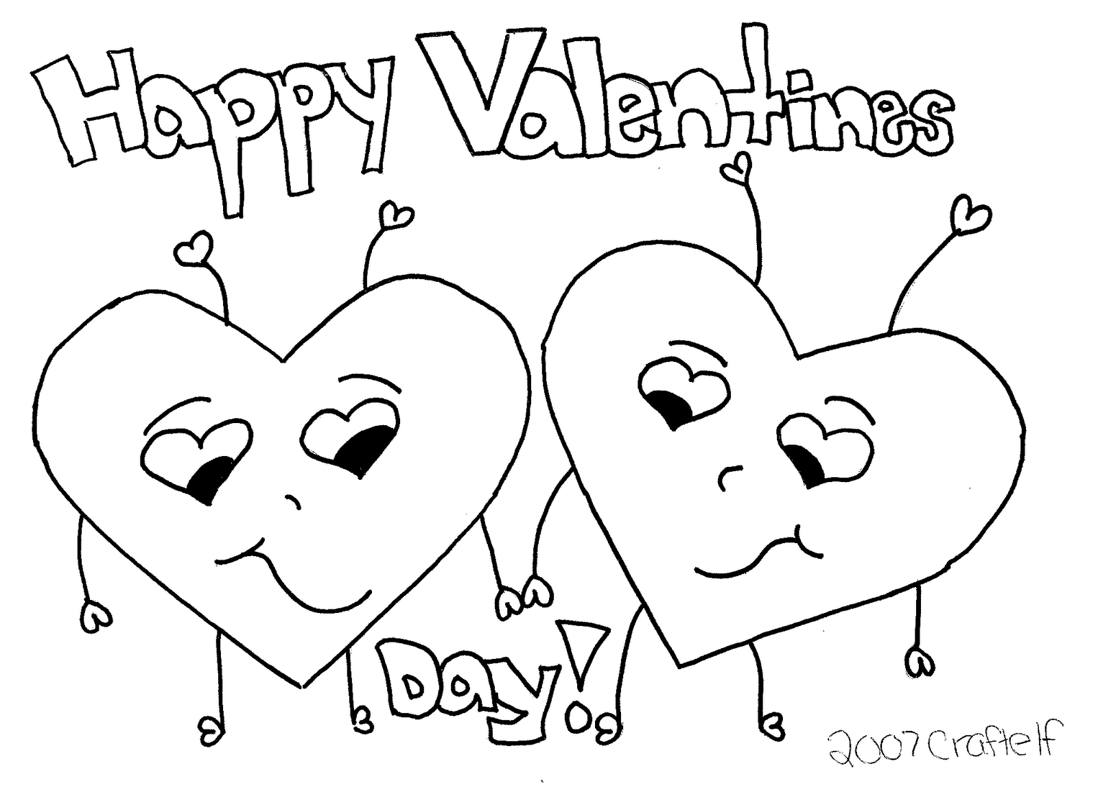 1600x1174 Happy Valentines Day Coloring Pages